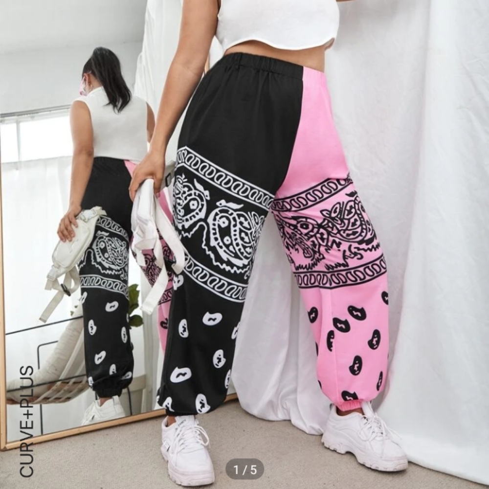 SheIn bandana joggers